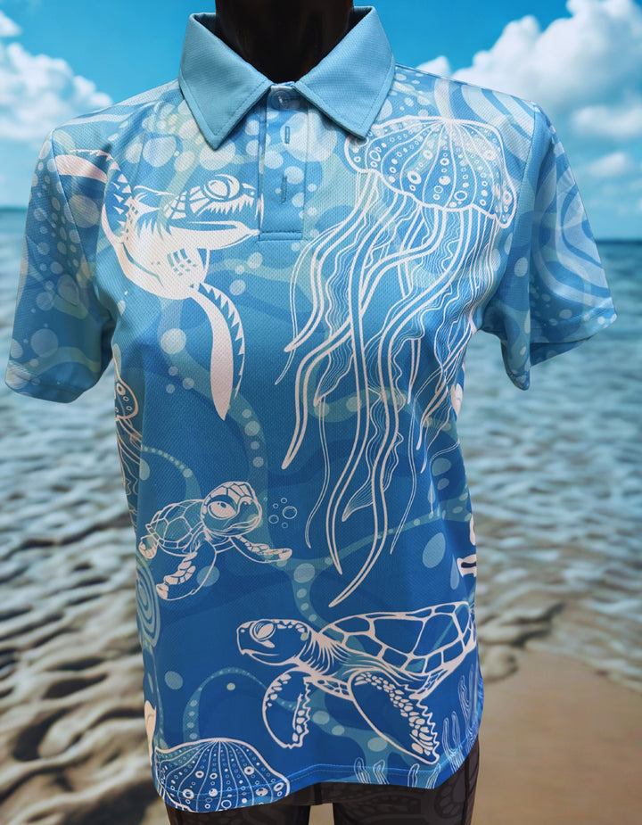 Blue Drift Polo