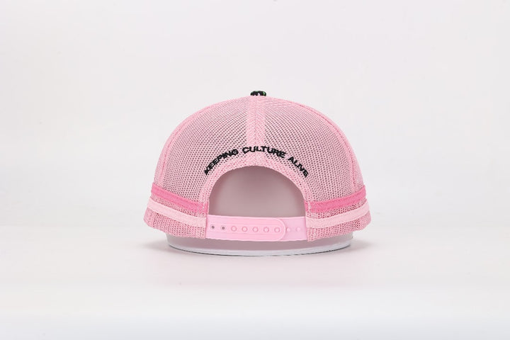 BRACKS UP Pink Truckers cap