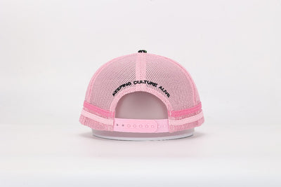 BRACKS UP Pink Truckers cap