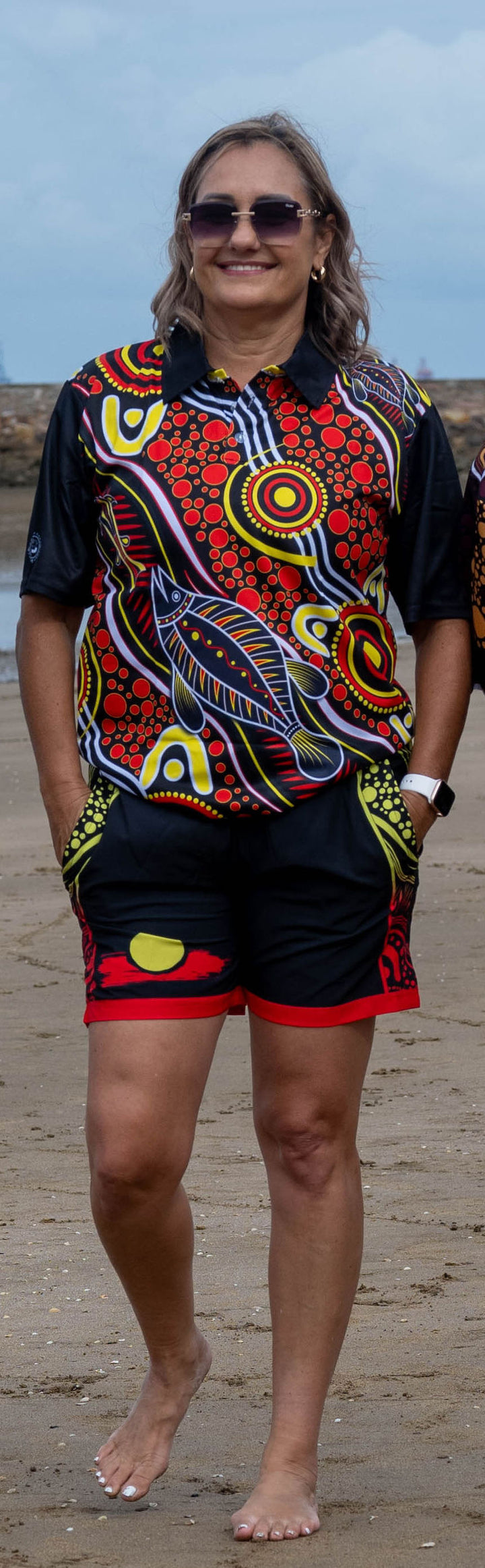 Kids Aboriginal Flag Shorts