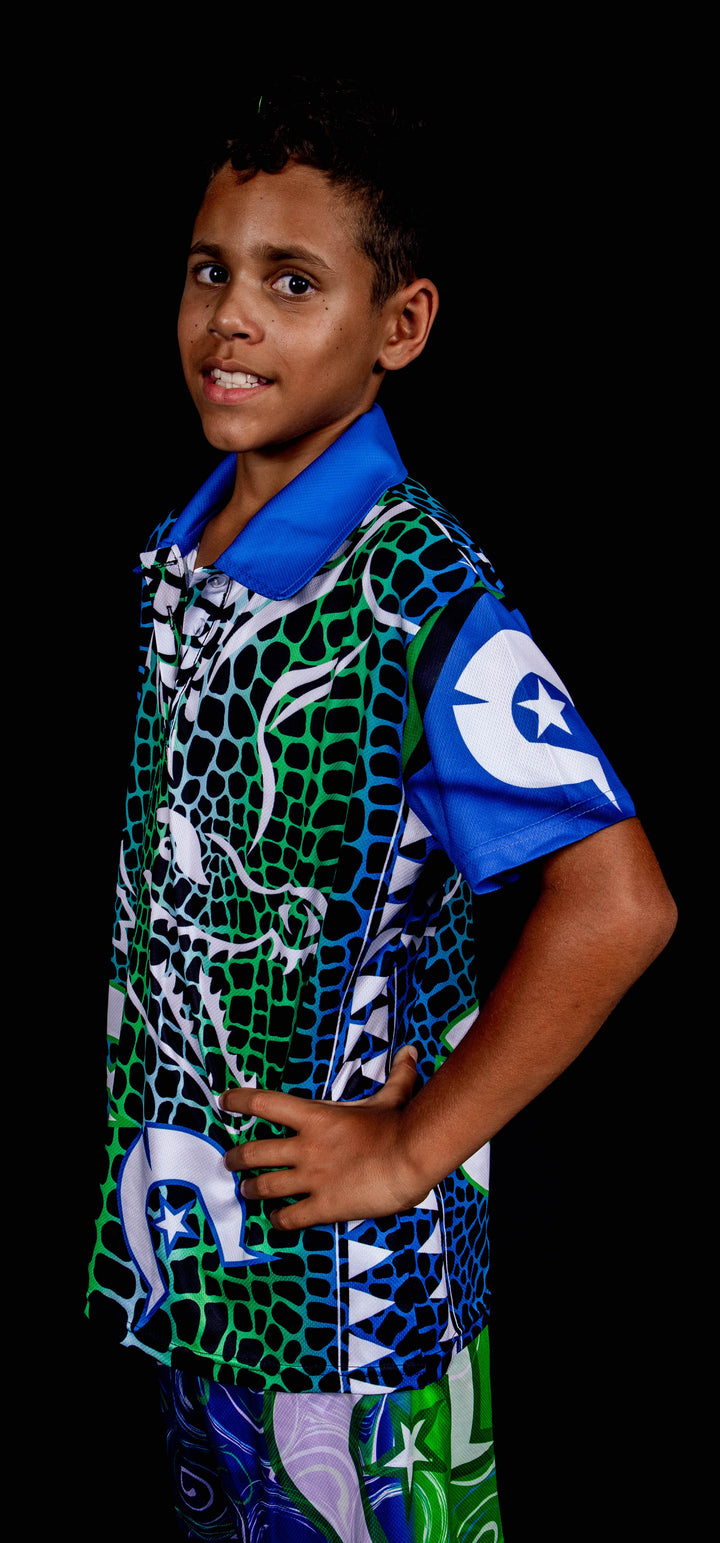 Kids Crocodile Bite Polo